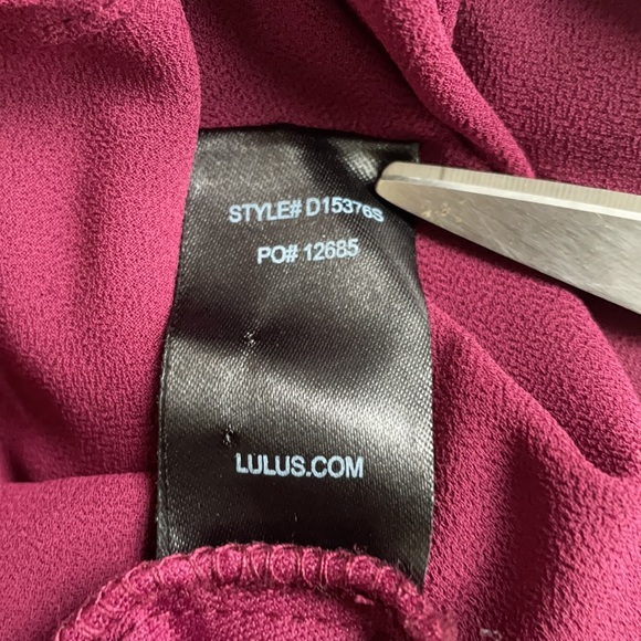 Lulus V Strap Sleeveless Maroon MIDI Dress - Picture 9 of 9